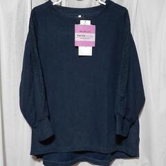 ❌(66)タグ付き新品未使用　長袖　３Lサイズ　ターコイズ色　肩...