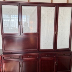 収納棚　ガラス扉　3種　どれかだけでも可の画像