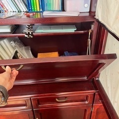 収納棚　ガラス扉　3種　どれかだけでも可の画像