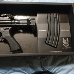 【美品】東京マルイ 次世代 HK416C＋バッテリーケース 東京マルイ 次世代HK416C パッケージ・マルイ純正バッテリーケース付き