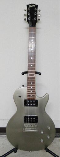 Burny バーニー エレキギター レスポールタイプ シルバー シールド接続