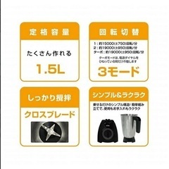 Estale ステンレスミキサー MEK-35 容量1.5L 電動ミキサー ジューサーの画像