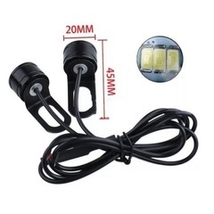 オレンジ ストロボライト バイク フラッシュ 自動車 LED 蛍ランプ 暴走ランプ デイライト ほたるランプの画像