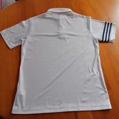 アディダス ゴルフ　エンボス　ポロシャツ　ボタンダウンの画像