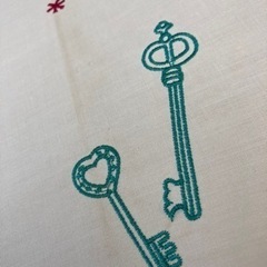 日傘　刺繍の画像