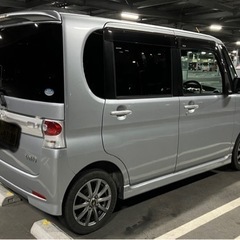取引中　ダイハツ　タント　カスタム　Vセレクションターボ　4WD 車検　6年2月までの画像