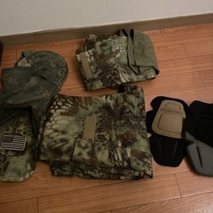 クリプテック迷彩服セット　サバゲー