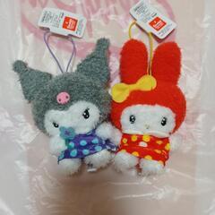 クロミ　マイメロ　レトロなマスコット　2個セット