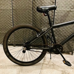 【売約済み】　自転車　BMXマット　ブラック　黒　検　ビーチクルーザー　アルエット　alouette 24インチの画像