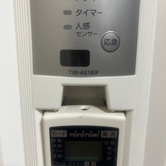 トヨトミ 窓用エアコン 15年製TIW-AS180F TOYOTOMI ルームエアコン の画像