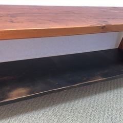 木製ベンチ　テレビ台　花台　カフェテーブル　の画像