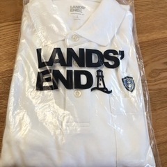 【無償】LANDS’ END メンズ長袖　ポロシャツ