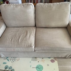 ベージュ　ソファー