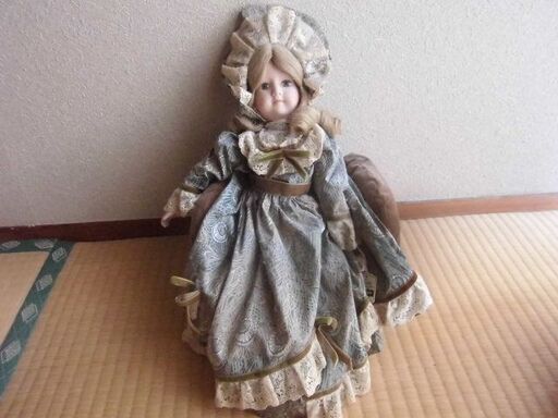 【中古】Wupper人形 旧西ドイツ製 ビスクドール 西洋陶器人形