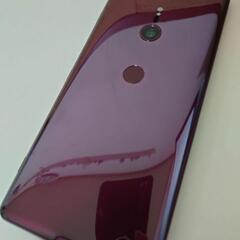 SIMフリー　Xperia XZ3　801SO　ボルドー　ソフトバンク　訳ありの画像