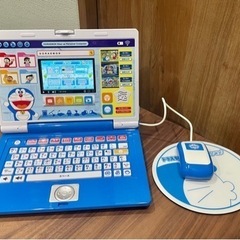 （無料、ジャンク品）知育おもちゃ ドラえもんステップアップパソコン