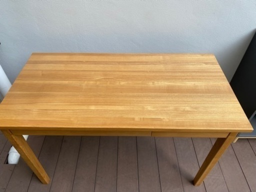 無印良品 割引 オーク材 木製デスク