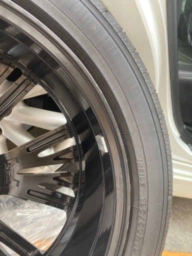 新型プリウス60 純正ホイール4本セット　バリ山　5穴　美品