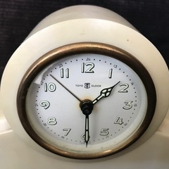 ヴィンテージ　昭和レトロ　東京時計　TOKYO CLOCK ぜんまい　置き時計 東京時計 TOKYO CLOCK ミュージッククロック ゼンマイ手巻き