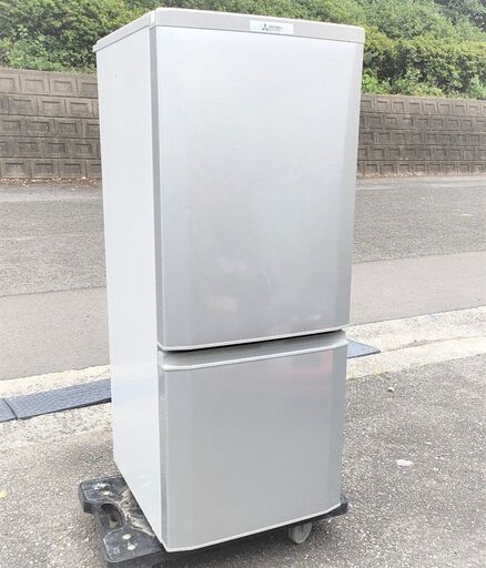 【訳あり】三菱 ノンフロン冷凍冷蔵庫 MR-P15Z-S 2015年製 146Ł