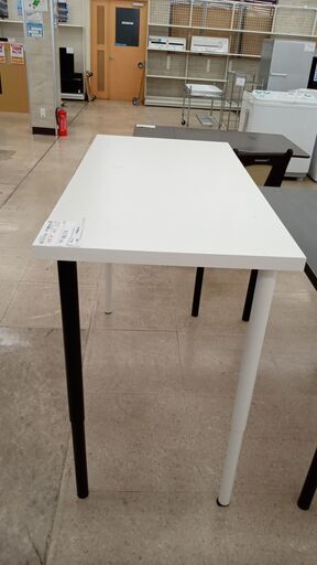 ★ジモティ割あり★ IKEA テーブル 白 H92.5×D60×W120 クリーニング済み TJ1426