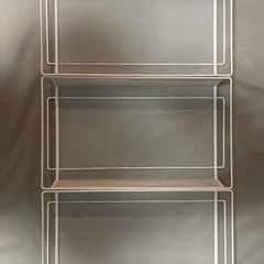 解体可能 キャスター付き棚の画像