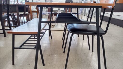 ☆ジモティ割あり☆ NITORI ダイニングセット ライトブラウン H69×D75