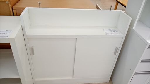 ★ジモティ割あり★  棚 白 H85×D20.5×W89 クリーニング済み TJ1439