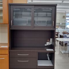 ★ジモティ割あり★ ニトリ レンジボード ブラウン H180×D40×W99.5 クリーニング済み TJ1440