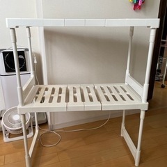 ニトリ伸縮押し入れラックの画像