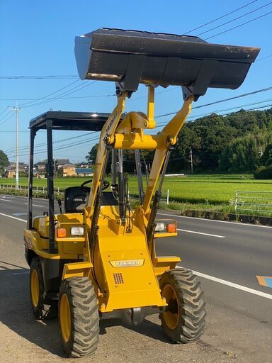 【V-0030】ヤンマー　Ｖ2-3Ｂ　ローダー　ホイールローダー　タイヤショベル　0.3ｍ3　全塗装済　4WD　建設機械　茨城県