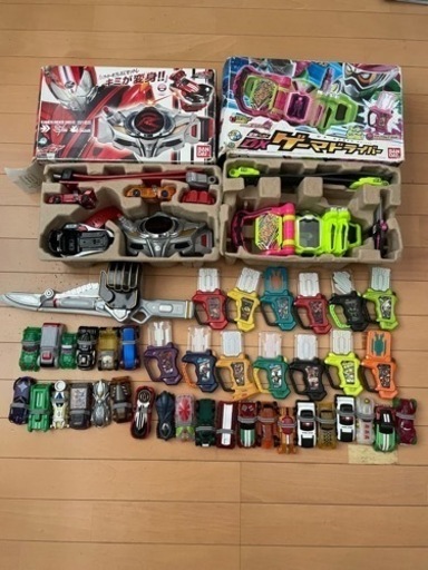 仮面ライダーと戦隊のおもちゃまとめて