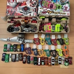 仮面ライダーと戦隊のおもちゃまとめて