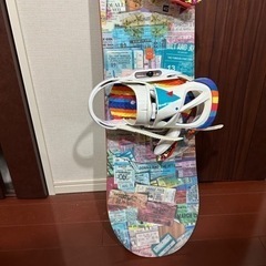 スノーボードセット(板、ブーツ、ビンディング)の画像