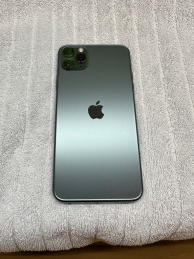 土日限定！早い者勝ち！70,000→57800iPhone11 pro max 256gb 美品！人気のグリーン！