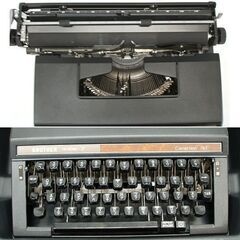 ジャンク品　昭和レトロ ブラザー タイプライター ワイド7 コレクション 763 ケース付　WIDE-7 インテリア　☆ PayPay(ペイペイ)決済可能 ☆ 札幌市 豊平区 平岸の画像