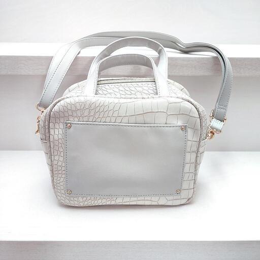 クロコ押し　2wayバッグ　ショルダーバッグ　ハンドバッグ