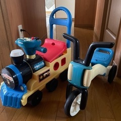 三輪車　手押し車　2台