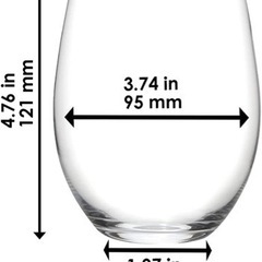 リーデル　赤ワイングラス　カベルネ　メルロ　600ml ２個セットの画像