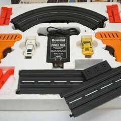動作未確認 昭和レトロ 旧バンダイ ハイスピードタイプ グランプリ レーシング 1000　取説・箱付き スロットカー ☆ PayPay(ペイペイ)決済可能 ☆ 札幌市 豊平区 平岸の画像