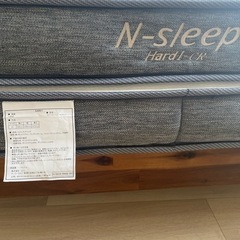 引き取り決定済み　セミダブルベッドマットレス付きの画像