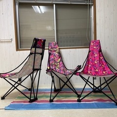 アウトドアチェア　中古　3脚