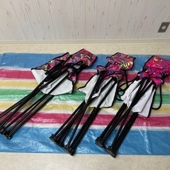 アウトドアチェア　中古　3脚の画像