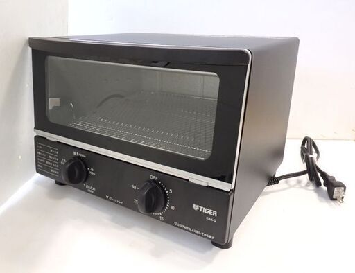 ★ 新札幌発 TIGER タイガー KAK-G100 オーブントースター 2020年製 ブラック / 1869 ★