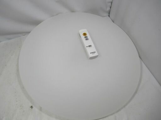 1ヶ月保証/LEDシーリングライト/照明器具/～8畳用/調光機能/リモコン付き/アイリスオーヤマ/良品/中古品/J5680/