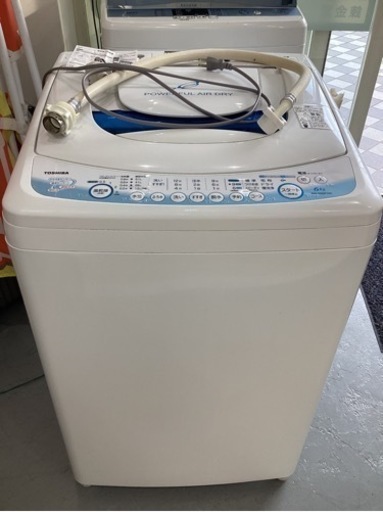 ＊TOSHIBA 東芝 東芝電気洗濯機 AW-60GF 6.0kg 2008年製