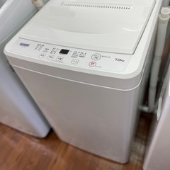 未使用品　送料・設置込み　洗濯機　7kg ヤマダ　2023年