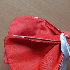 浴衣用作り帯・赤　女性用の画像