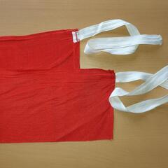 浴衣用作り帯・赤　女性用の画像