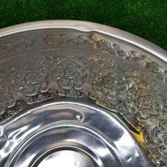 【コレ見て！】フットバスボウル アルミ スパボウル  フットマッサージボウル 36cmの画像